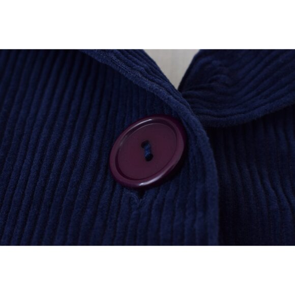 Vintage 80s Laurel California Navy Corduroy Jacket - Picture 9 of 10